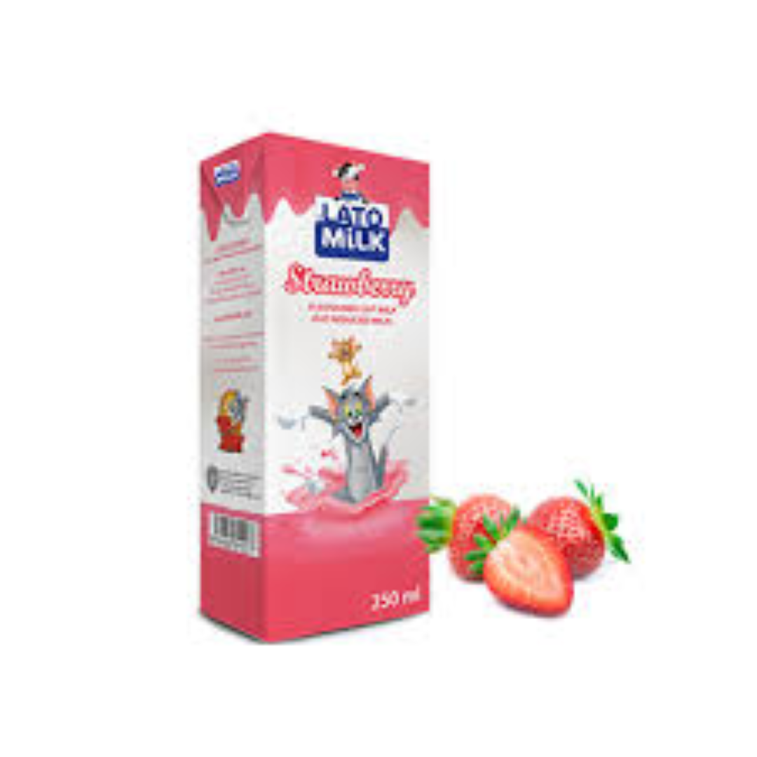 LATO STRAWBERRY FLAVOURED UHT MILK 250ML